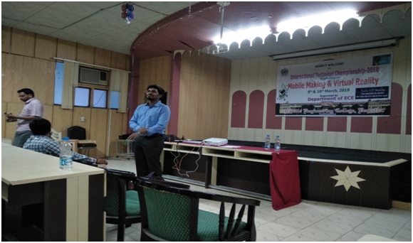 A Two day Workshop on Mobile Making & Virtual Reality, organized by ECE Dept., BEC. from 09/03/18 to 10/03/18.